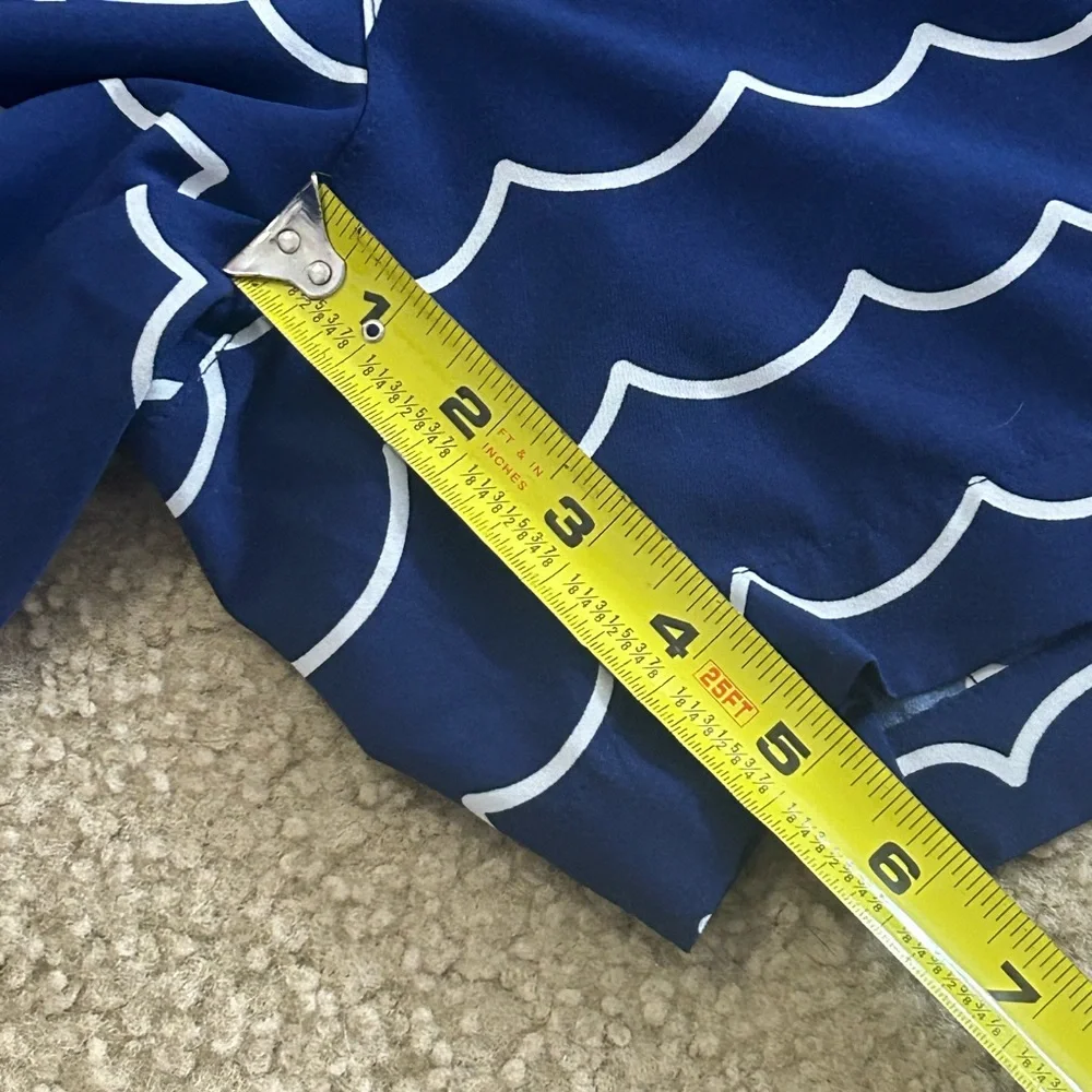 Simply Southern Swim Trunks Men's Large Blue Drawstring Mesh Lined 5” Inseam - Picture 8 of 9